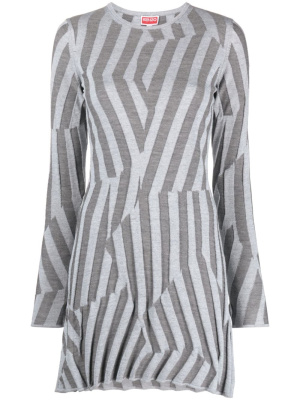 

Geometric knit minidress, Kenzo Geometric knit minidress