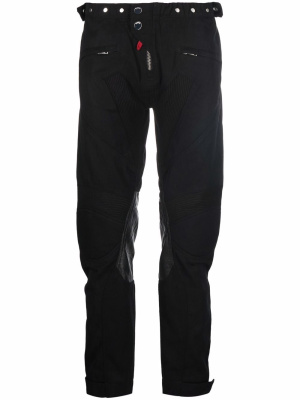 

Logo-patch straight-leg trousers, 032c Logo-patch straight-leg trousers