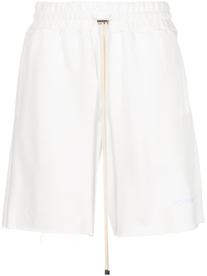 

Embroidered-logo shorts, DOMREBEL Embroidered-logo shorts