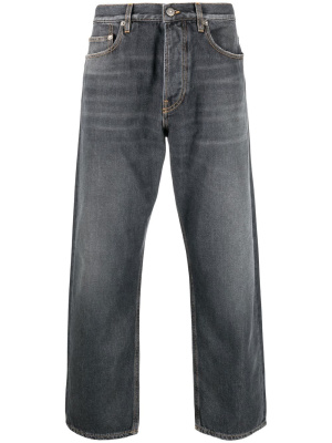 

Logo-patch wide-leg washed jeans, Golden Goose Logo-patch wide-leg washed jeans