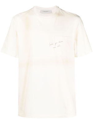 

Text-print cotton T-shirt, Golden Goose Text-print cotton T-shirt
