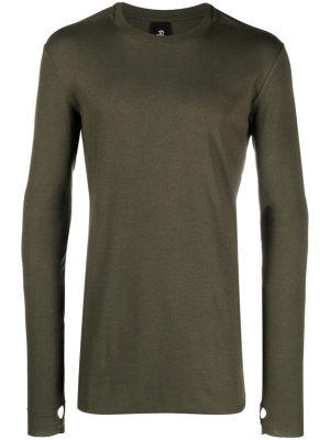 

Thumb-slot long-sleeve T-shirt, Thom Krom Thumb-slot long-sleeve T-shirt