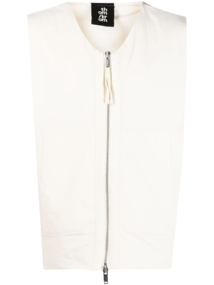 

Front-zip fastening vest, Thom Krom Front-zip fastening vest