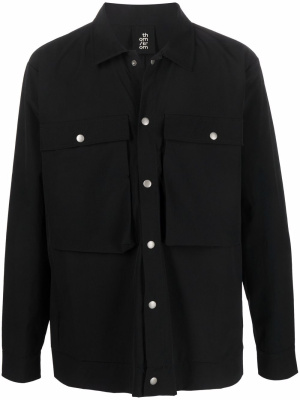 

Oversized chest-pocket shirt jacket, Thom Krom Oversized chest-pocket shirt jacket