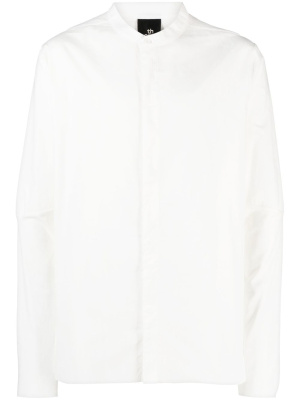 

Band-collar contrast-stich shirt, Thom Krom Band-collar contrast-stich shirt