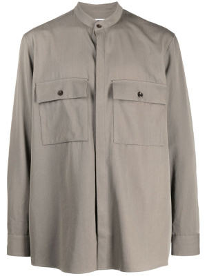 

Collarless woollen shirt, Attachment Collarless woollen shirt