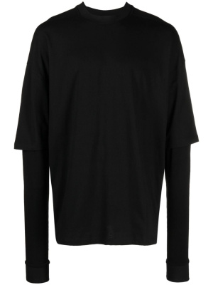 

Layered long-sleeve T-shirt, Thom Krom Layered long-sleeve T-shirt