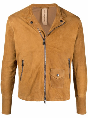 

Leather zip-front jacket, Giorgio Brato Leather zip-front jacket