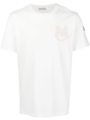 

Logo-patch cotton T-shirt, Moncler Logo-patch cotton T-shirt