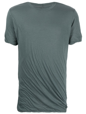 

Gathered-detail short-sleeved T-shirt, Rick Owens Gathered-detail short-sleeved T-shirt