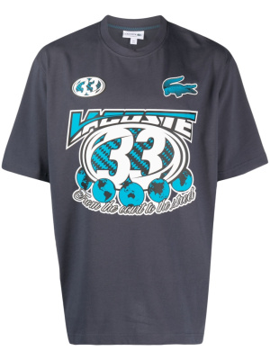 

Graphic-print cotton T-shirt, Lacoste Graphic-print cotton T-shirt