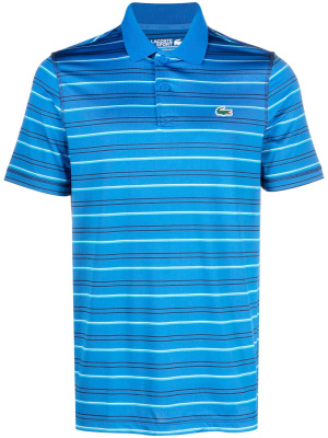 

Logo-patch striped polo shirt, Lacoste Logo-patch striped polo shirt