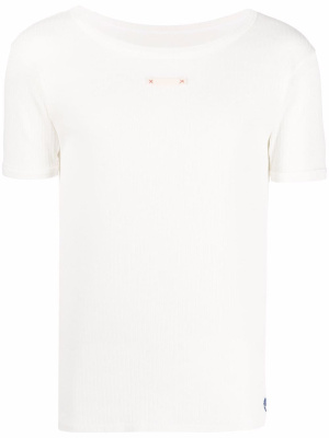 

Perforated four-stitch T-shirt, Maison Margiela Perforated four-stitch T-shirt