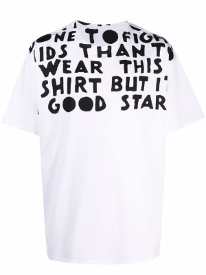 

Slogan-print T-shirt, Maison Margiela Slogan-print T-shirt