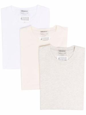 

Three-pack organic cotton T-shirts, Maison Margiela Three-pack organic cotton T-shirts