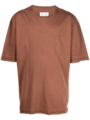 

Distressed-hem crew-neck T-shirt, Maison Margiela Distressed-hem crew-neck T-shirt