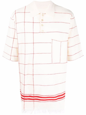 

Striped polo shirt, Maison Margiela Striped polo shirt