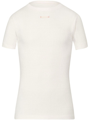 

Logo-patch cotton T-Shirt, Maison Margiela Logo-patch cotton T-Shirt