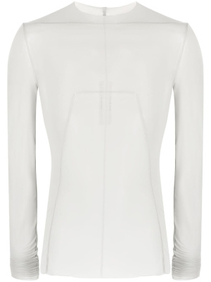 

Edfu sheer long-sleeve top, Rick Owens Edfu sheer long-sleeve top