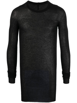 

Fine-ribbed long-sleeve T-shirt, Rick Owens Fine-ribbed long-sleeve T-shirt