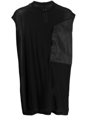 

Semi-sheer cotton tank top, Rick Owens Semi-sheer cotton tank top