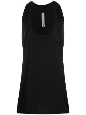 

U-neck long-length tank top, Rick Owens U-neck long-length tank top