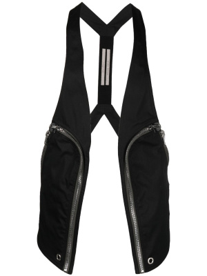 

Front zip fastening pockets gilet, Rick Owens Front zip fastening pockets gilet