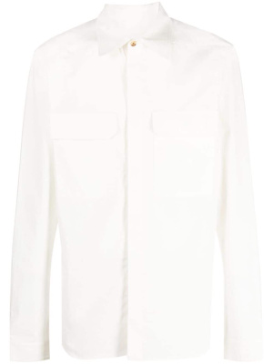 

Pointed-collar cotton shirt, Rick Owens Pointed-collar cotton shirt