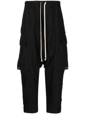 

Drawstring drop-crotch trousers, Rick Owens Drawstring drop-crotch trousers