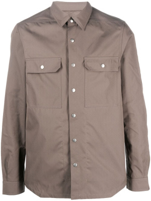 

Front press-stud fastening shirt, Rick Owens Front press-stud fastening shirt