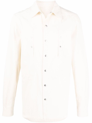 

Long-sleeve cotton shirt, Rick Owens Long-sleeve cotton shirt
