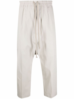 

Cropped drop-crotch trousers, Rick Owens Cropped drop-crotch trousers