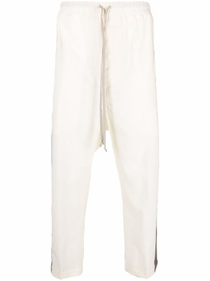 

Cropped drawstring trousers, Rick Owens Cropped drawstring trousers