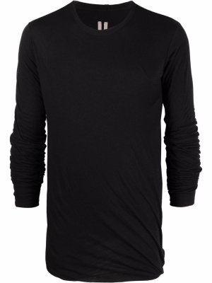 

Long-sleeved gathered t-shirt, Rick Owens Long-sleeved gathered t-shirt