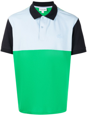 

Panelled cotton polo shirt, Lacoste Panelled cotton polo shirt