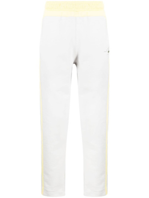 

Logo-embroidered organic cotton track trousers, Lacoste Logo-embroidered organic cotton track trousers