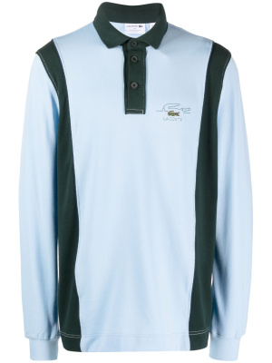 

Long-sleeve organic-cotton rugby shirt, Lacoste Long-sleeve organic-cotton rugby shirt