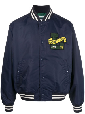 

Embroidered-logo bomber jacket, Lacoste Embroidered-logo bomber jacket