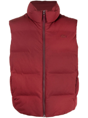 

Logo-patch padded gilet, Lacoste Logo-patch padded gilet