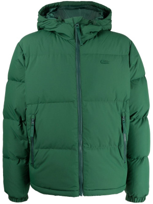 

Logo-patch zip-up padded jacket, Lacoste Logo-patch zip-up padded jacket