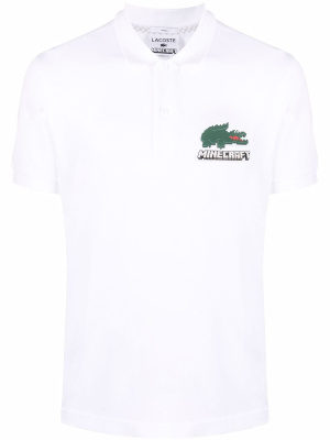

Minecraft-print polo shirt, Lacoste Minecraft-print polo shirt