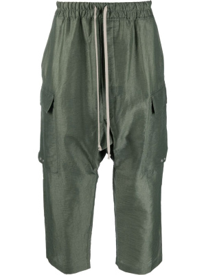 

Cropped drop-crotch trousers, Rick Owens Cropped drop-crotch trousers