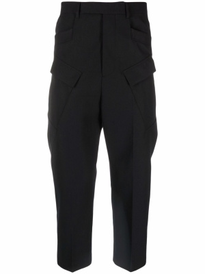 

Multiple-pocket cropped trousers, Rick Owens Multiple-pocket cropped trousers