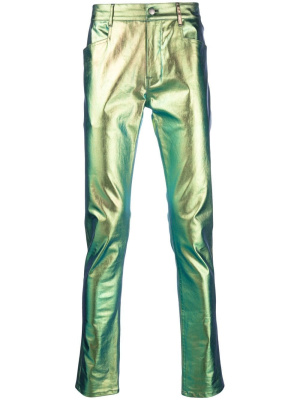 

Metallic-effect trousers, Rick Owens Metallic-effect trousers