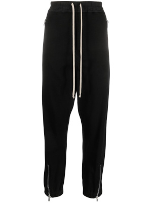 

Tecuatl stretch-cotton track pants, Rick Owens Tecuatl stretch-cotton track pants