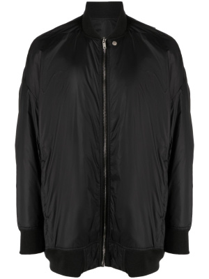 

High-neck zip-up jacket, Rick Owens High-neck zip-up jacket