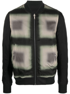 

Geometric-pattern bomber jacket, Rick Owens Geometric-pattern bomber jacket