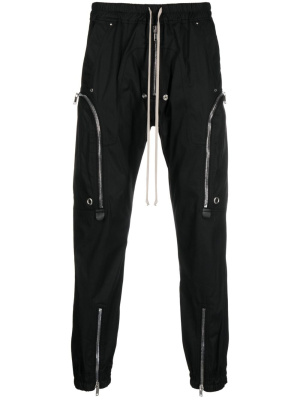

Zip-pockets organic-cotton trousers, Rick Owens Zip-pockets organic-cotton trousers