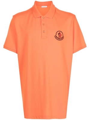 

Logo-embroidered polo shirt, Moncler Logo-embroidered polo shirt