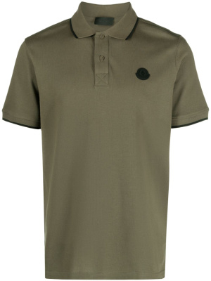 

Logo-patch cotton polo shirt, Moncler Logo-patch cotton polo shirt